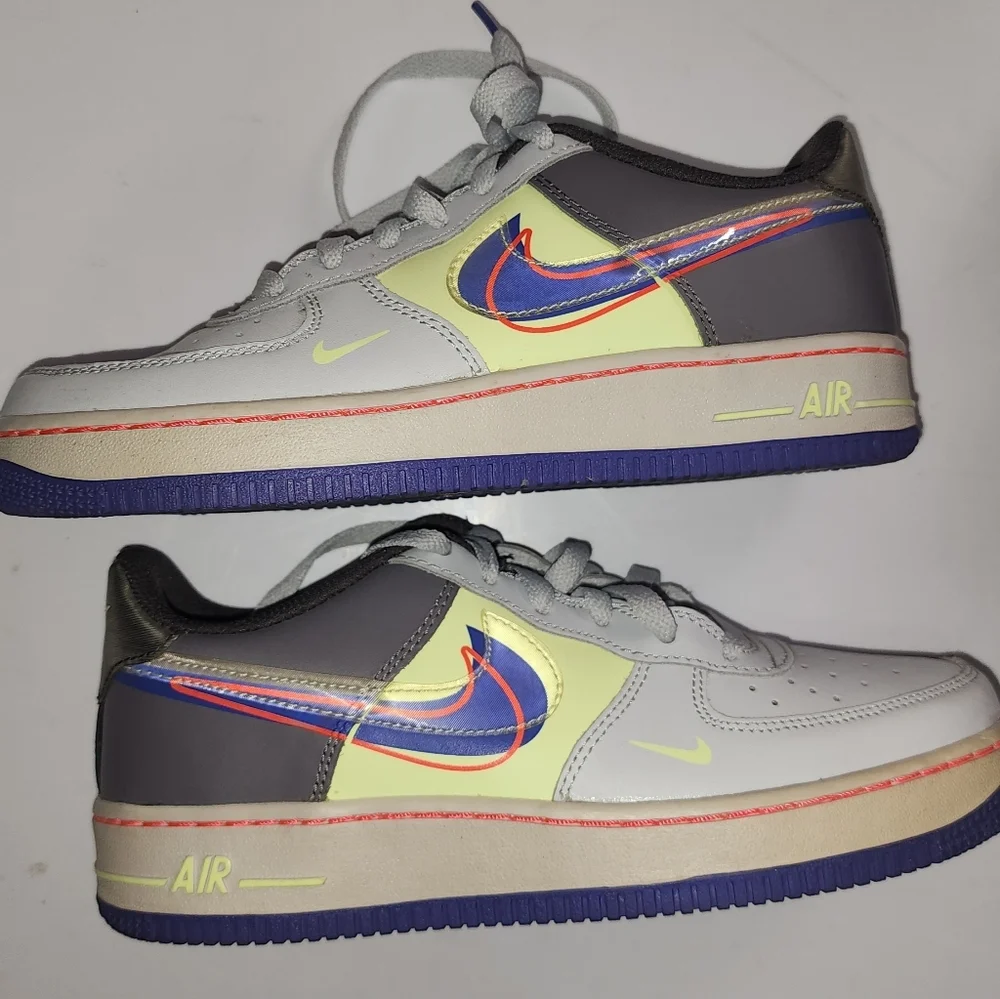 Nike Air Force 1 Low GS 'Dunk It' Youth 5.5y Sneakers 2 Time Host Pick